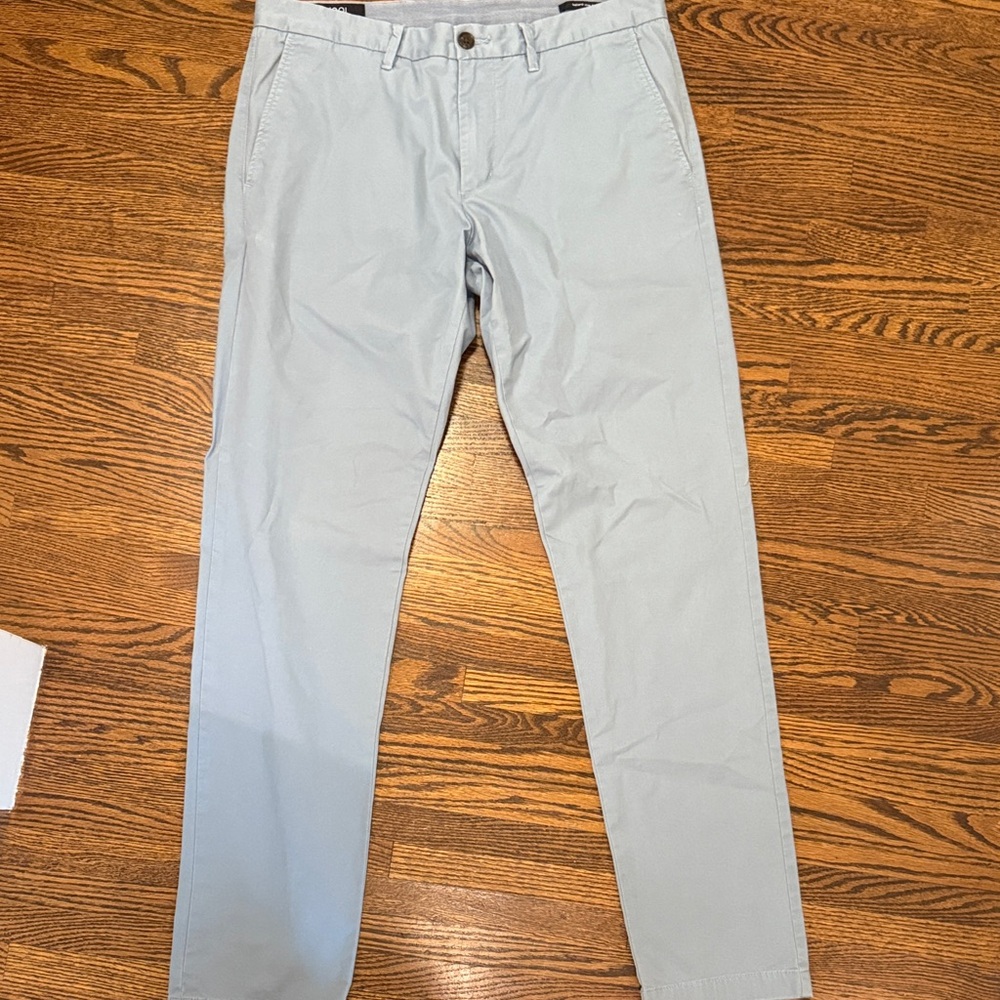 Men's 1901 Ballard Slim Fit Light Gray Pants